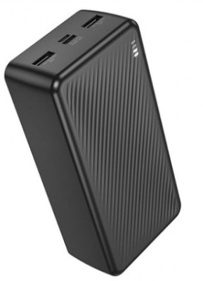 POWER BANK Borofone &amp;quot;BJ55B&amp;quot;, 30000mAh, 10W, 2 x USB; 1 x USB Type-C, 1 x Micro USB, total 5V/2A, negru, &amp;quot;6941991116421&amp;quot; (timbru verde 0.98 lei) foto