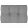 Pernă canapea din paleți, gri, 60 x 40 x 10 cm