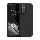 Husa Kwmobile pentru Xiaomi Redmi Note 11/Redmi Note 11s, Silicon, Negru, 57368.47, Carcasa