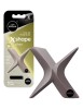 Odorizant Auto Aroma Car X Shape Silver Grila Aerisire, Parfum Intens si Durabil