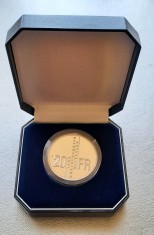Moneda comemorativa de argint - 20 Francs 1992, Elvetia - Proof foto
