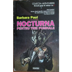Barbara Paul - Nocturna pentru trei pumnale