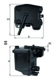 Filtru combustibil Citroen Berlingo; Fiat Scudo, Scudo Sasiu; Ford Fiesta V; Mazda 2; Mini Mini; Peugeot 1007, 206; Suzuki Liana; Volvo S40 II Motor