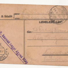 D3 Carte Postala Militara k.u.k. Imperiul Austro-Ungar ,1917 Reg. Torontal