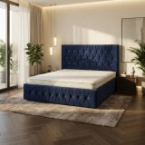 Pat Tapitat Iris Albastru Catifea Premium &Icirc;n stoc