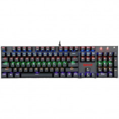 Tastatura gaming mecanica Redragon Rudra Rainbow LED USB Black foto