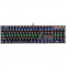 Tastatura gaming mecanica Redragon Rudra Rainbow LED USB Black