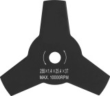 Cutit 3 dinti pentru motocoasa Worcraft GT52-430, 255 mm