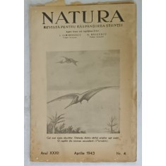 NATURA , REVISTA PENTRU RASPANDIREA STIINTEI , NR. 4 , 1943