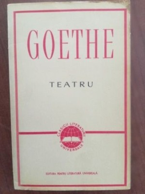 Teatru- Goethe foto