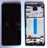Display ecran cu Touchscreen si Rama pentru Samsung A52S 5G, A528, Incell, Negru, Compatibil