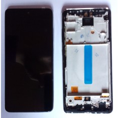 Display ecran cu Touchscreen si Rama pentru Samsung A52S 5G, A528, Incell, Negru