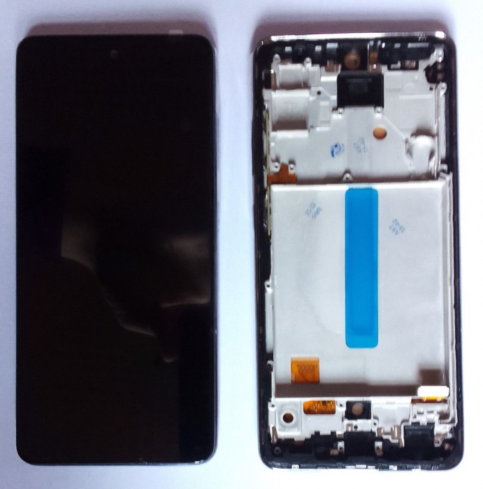 Display ecran cu Touchscreen si Rama pentru Samsung A52S 5G, A528, Incell, Negru