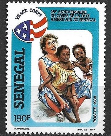 B2493 - Senegal 1988 - Pacea neuzat,perfecta stare