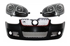 Bara Fata cu Faruri Negre VW Golf 5 V Mk5 (2003-2007) Jetta (2005-2010) GTI Design Performance AutoTuning