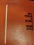 UNELE PROBLEME DE METODICA A PREDARII CANTULUI GEORGE IONESCU