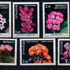 MONACO 1981, Flora, serie neuzata, MNH