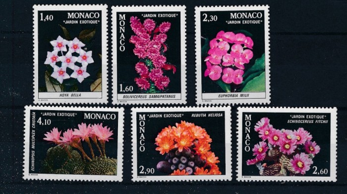 MONACO 1981, Flora, serie neuzata, MNH