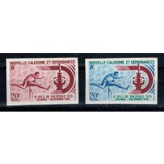 New Caledonia 1966 - Sport, Mi429 nedantelat + proba de culoare