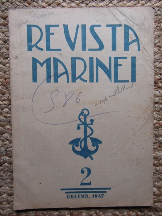 REVISTA MARINEI NR. 2 ANUL 1947