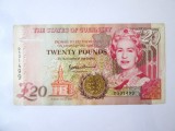 Rara! Guernsey 20 Pounds 1996 in stare buna/foarte buna,bancnota din imagini la cel mai mic pret