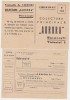ROMANIA Colectura AURORA București Comandă de lozuri, si mandat postal anii 1940