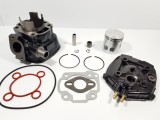 Kit Cilindru + Chiuloasa 80cc Benelli K2, 491, Aerox, 2T, Racire Apa, Set Motor Scuter, Piston 47mm