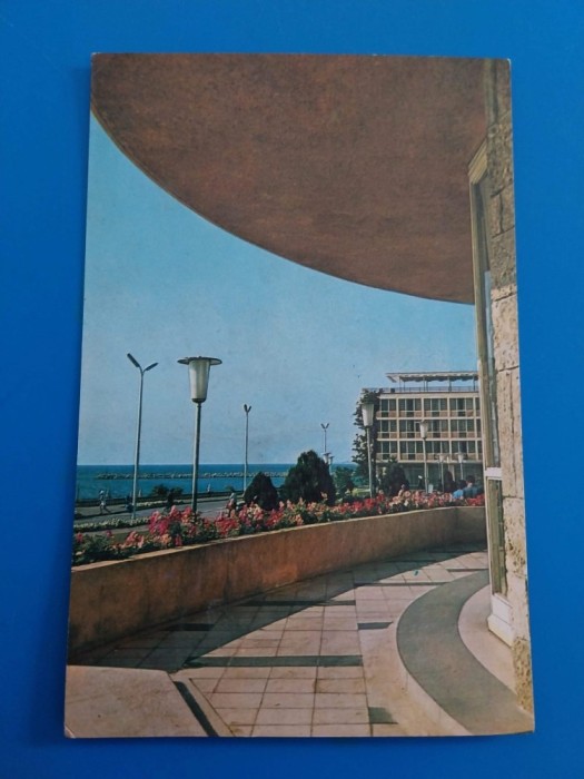 CPIB 23084 CARTE POSTALA - MANGALIA, CIRCULATA, 1968, STAMPILE, TIMBRU