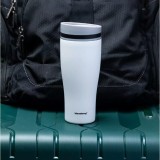 Cana termica, alba, 380ml, termos, inox, Klausberg