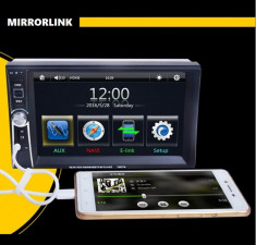 Player Video 7 inch HD, TouchScreen, 2DIN cu MirrorLink (AR-7653TM) foto