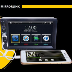 Player Video 7 inch HD, TouchScreen, 2DIN cu MirrorLink (AR-7653TM)