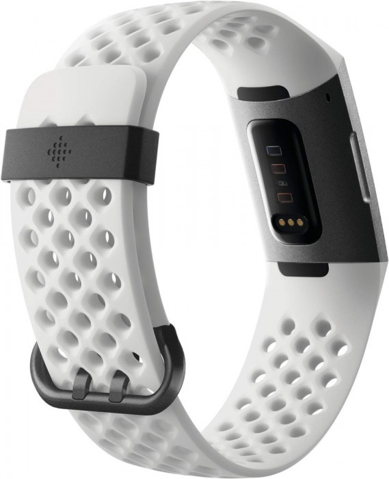 Charge 3 Fitness Activity Tracker, brățară inteligentă albă