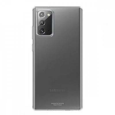 Husa de protectie telefon Samsung pentru Samsung Galaxy Note20, Clear Cover, Transparenta foto