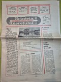 Ziarul scanteia tineretului - supliment literar artistic - 21 octombrie 1989 -adrian paunescu