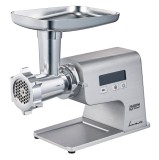 Cumpara ieftin Masina de tocat profesionala Fram FMG-MDT2500X, 2500W, motor DC, angrenaje metalice, cutit din inox, 2 site din inox, accesorii pentru carnati si