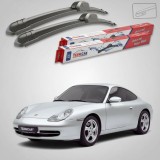 Cumpara ieftin Ștergătoare Porsche 911 996 1997-2005 | Set Față Flat &ndash; TeamCar&reg;