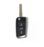 Carcasa Cheie Briceag 3 Butoane VW Golf 7 Crom
