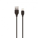 CABLU DE DATE 2,1Ah, XO-NB8 LIGHTNING 8-PIN, 1M, Apple IPHONE / IPAD / IPOD, Negru