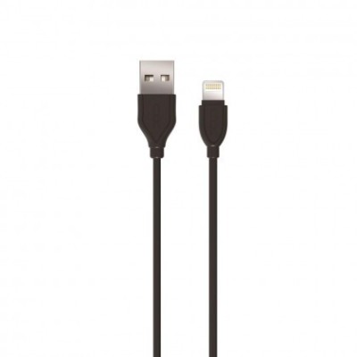 CABLU DE DATE 2,1Ah, XO-NB8 LIGHTNING 8-PIN, 1M, Apple IPHONE / IPAD / IPOD, Negru foto