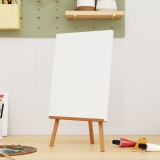 Cumpara ieftin P&acirc;nze &icirc;ntinse, 12 buc., alb, țesătură și lemn masiv pin