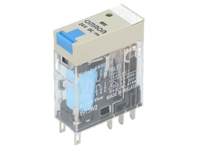 Releu Electromagnetic DPDT 24V 5A foto