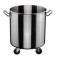 Cos de gunoi-pubela cu roti, 50litri, inox