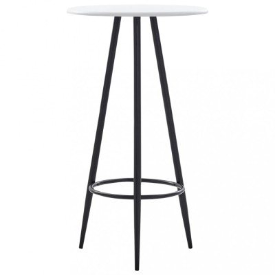 Gossi masa de bar, alb, 60 x 107,5 cm, mdf foto