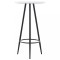 Gossi masa de bar, alb, 60 x 107,5 cm, mdf