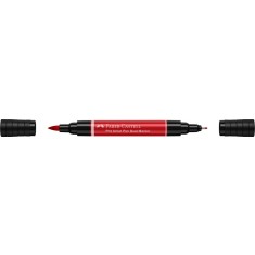 PITT ARTIST PEN DUAL MARKER ROSU INTENS 219 FABER-CASTELL