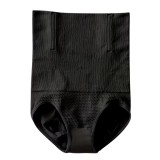 Cumpara ieftin Lenjerie modelatoare talie inalta compresie abdomen si efect lifting posterior, fara cusaturi, negru, marime L