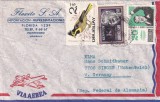 FILATELIE TEMATICA - PLIC URUGUAY TEMATICA PASARI AIRMAIL, Fauna, Stampilat