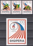Albania 1996 - Jocurile Olimpice - Atlanta, Serie + Colita, MNH