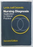 NURSING DIAGNOSIS , APPLICATION TO CLINICAL PRACTICE by LYNDA JUALL CARPENITO , 1987