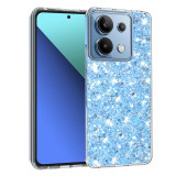 Cumpara ieftin Husa silicon cu sclipici Xiaomi Redmi Note 13 4G glitter Bleu TSG, Techsuit